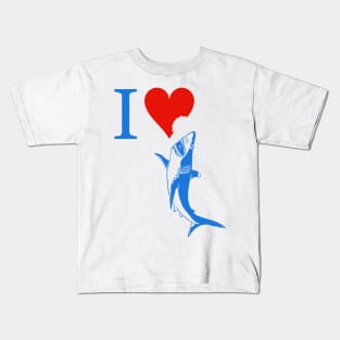 i love shark Kids T-Shirt